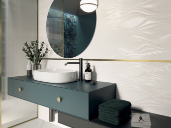 Paradyz_Synergy Bianco STR A fényes fali csempe 30*60cm