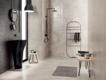 Tubadzin_Grey Stain Geo Lap Ret fényes padlólap 59,8*59,8*0,8 cm