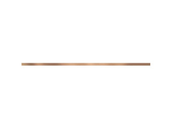Paradyz_Uniwersalna Listwa Gold Profil matt fali csempe 2*59,8 cm