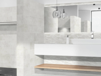 Valore_City Hojas Gris Decardo matt fali csempe 25*75 cm