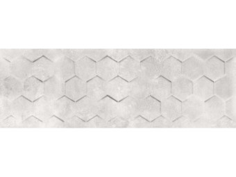 Valore_Next Grey Hexagon Ret fényes fali csempe 25*75 cm