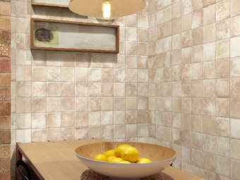 Valore_Tajmahal Cubik Travertino Decorado fényes fali csempe 25*75 cm