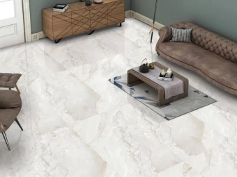 Gravel White rekt matt gress burkolat 60*60*0,85 cm