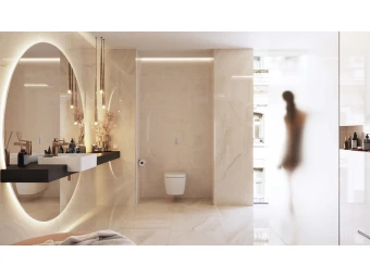 Divina Onyx Extra Lappato Rekt fényes gres burkolat 60*120*0,92 cm