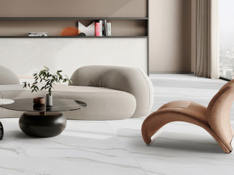 Divina Golden White Lappato Rekt fényes gres burkolat 60*120*0,92 cm 