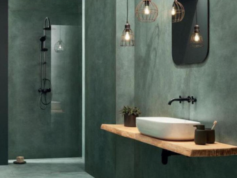 Tubadzin Monolith_Bounty Patina/Plate Green  Mat gres burkolat 59,8*59,8*0,8 cm
