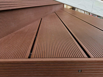 Mediterrán WPC 21*145*5800 mm teraszburkolat világosbarna