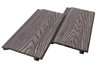 Mediterrán R WPC 155x20x2900 mm 3D mintás falpanel sötétbarna