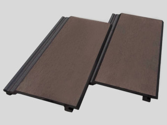 Mediterrán R WPC 155x20x5800 mm natúr falpanel sötétbarna