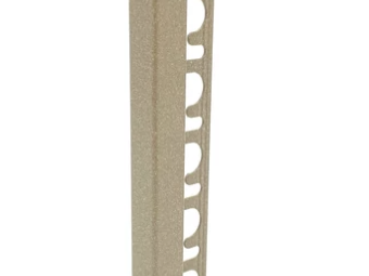 Kőhatású Profilok_Progress Projolly Square Stone Line Grey Smoke Alumínium Szögletes Élprofil 8 mm 2,7 m/szál /PJQSA 08-SL15/