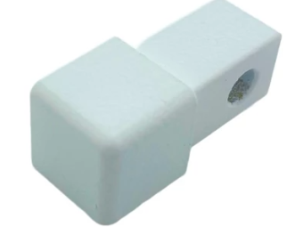 Kőhatású Profilok Kiegészítő_Progress Projolly Square Stone Line White Alumínium Szögletes Sarokelem 10 mm /CPJQSA 10-SL01/