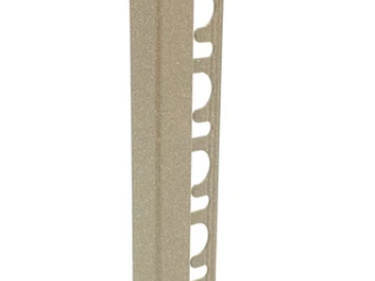 Kőhatású Profilok_Progress Projolly Square Stone Line Taupe Grey Alumínium Szögletes Élprofil 10 mm 2,7 m/szál /PJQSA 10-SL14/