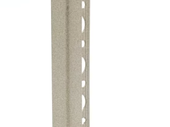 Kőhatású Profilok_Progress Projolly Square Stone Line Sand Alumínium Szögletes Élprofil 12,5 mm 2,7 m/szál /PJQSA 125-SL04/