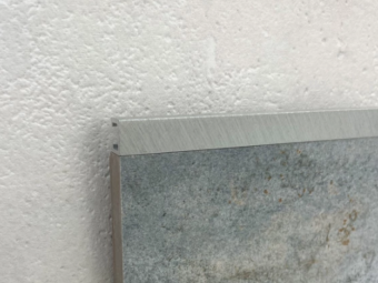 Dekor Profilok_Progress Prolistell P All Eloxált Ezüst Szálcsiszolt Tiltex Alumínium Dekor Profil 10 mm 2,7 m/szál /PLTPBX 10/
