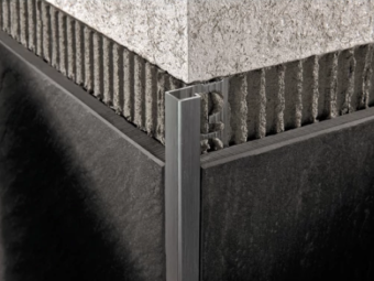 Szögletes Profilok_Progress Projolly Square Szögletes Polírozott Szálcsiszolt Grey Gun Alumínium Élprofil 12,5 mm 2,7m/szál /PJQSBGS 125/