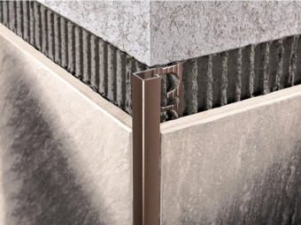 Szögletes Profilok_Progress Projolly Square Szögletes Polírozott Rose Gold Alumínium Élprofil 10 mm 2,7m/szál /PJQSBR 10/