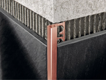 Szögletes Profilok_Progress Projolly Square Szögletes Polírozott Szálcsiszolt Rose Gold Alumínium Élprofil 10 mm 2,7m/szál /PJQSRS 10/