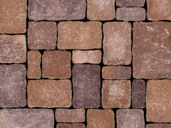 SEMMELROCK_CASTELLO ANTICO KOMBI TÉRKŐ 6 CM VÖRÖS-BARNA