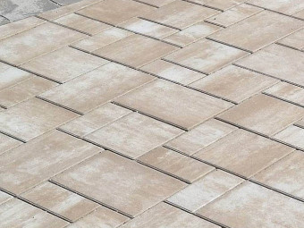 SEMMELROCK_CITYTOP+ KOMBI TÉRKŐ 6 CM BARNA-FEHÉR