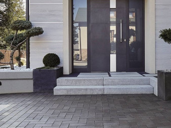 SEMMELROCK_PENTER DRESDEN TÉRKŐ 20x10x5,2CM ANTRACIT-BARNA ÉRDES