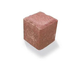 SEMMELROCK_JELZŐKŐ 8x8x8 CM VÖRÖS