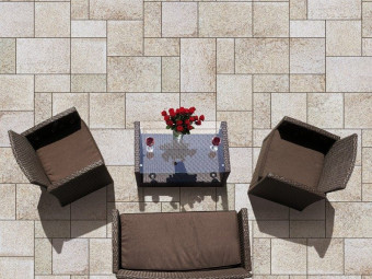 SEMMELROCK_UMBRIANO KOMBI TÉRKŐ 6 CM GRÁNIT-BEIGE SP