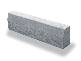 SEMMELROCK_KIEMELT ÚTSZEGÉLY 25x25x15 CM SZÜRKE