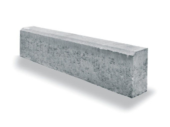 SEMMELROCK_TÉRBURKOLÓ SZEGÉLY 100x25x8 CM SZÜRKE