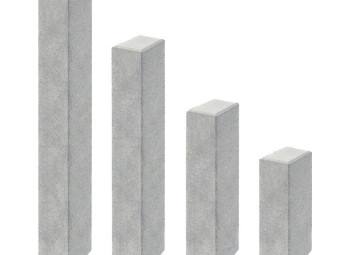 SEMMELROCK_CITYTOP PALISZÁD 100x12x16,5 CM SZÜRKE