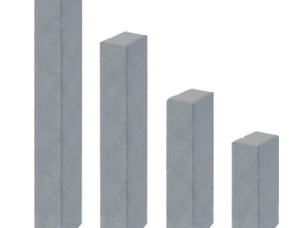 SEMMELROCK_CITYTOP PALISZÁD 40x12x16,5 CM ANTRACIT