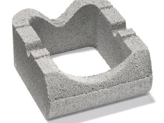 SEMMELROCK_FLORI NORMÁLKŐ 27x31x13 CM SZÜRKE