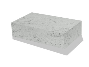 SEMMELROCK_LUSSO TIVOLI LÉPCSŐ 60x35x15 CM EZÜSTSZ.