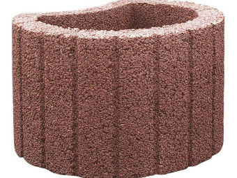 SEMMELROCK_MINI NÖVÉNYEDÉNY 20x30 CM VÖRÖS-BARNA