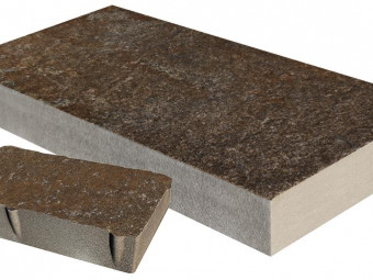 Kőporcelán_StoneGres_ Térkő Pavé Porfido Rosso 20 x 20 x 5 cm