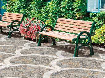 Kőporcelán_StoneGres_ Cubetti Luserna Rosone Carrara 60 x 60 x 2 cm