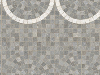 Kőporcelán_StoneGres_ Cubetti Porfido Grigio Ventaglio 60 x 60 x 2 cm