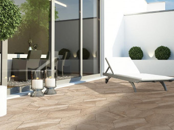 Kőporcelán_StoneGres_ Esagono Cappucino (Natural) 60 x 52 x 2 cm
