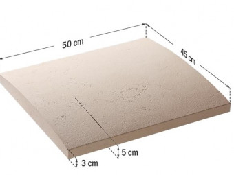 Star Stone_Róma Royal fedlap- 50 x 45 x 5 cm Smoke