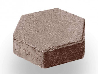 SW Térkő_Hatkő 6 cm Barna