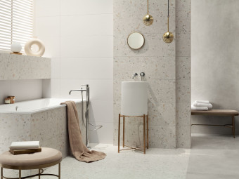 Tubadzin_Mercury/Macchia Beige Ret Matt fali csempe 32,8*89,8*1 cm