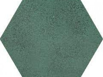 Tubadzin Burano Hex Green 11,0x12,5x0,9 cm csempe