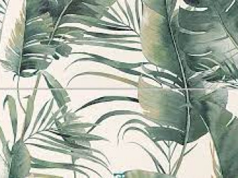 Tubadzin Burano Green (2 db-os dekoráció) 60,8x61,8x1 cm