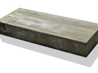 VIASTEIN_Blokklépcső élképzéssel, normál és Clean & Color Protect védelemmel_kagylóhéj árnyalt 100*40*15 cm