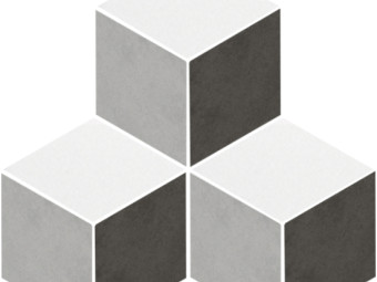 Zalakerámia Cementi mozaik matt padlóburkolat 22*25*0,85 cm /ZMG32091/